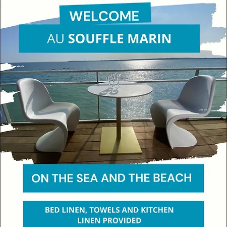 Le Souffle Marin - Vue Panoramique Direct Sur La Des Sables Blancs Fibre Parking Prive Secure Panoramic View Direct On *
